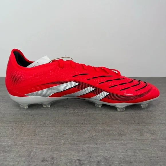 Adidas Predator Pro FG Soccer Cleats - Red/White - ID3856 Men's Size 12